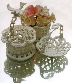 Ivan Day sugar birdbasket