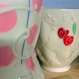 Kristen Kieffer Cherry cup detail