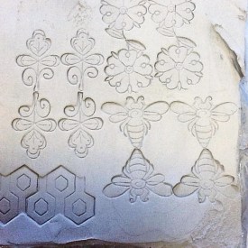 Kristen Kieffer new stamps, florals and bees