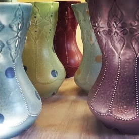 Kristen Kieffer Stamped vases