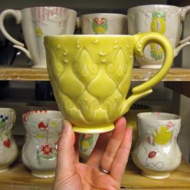 Kristen Kieffer new glaze color, Buttercup Yellow