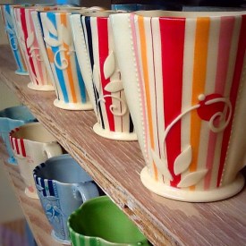 Kristen Kieffer Super Stripe Deluxe Clover cups