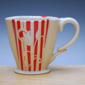 Kristen Kieffer Deluxe Clover Super Stripe Red w. Tulip