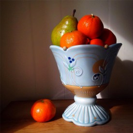 Kristen Kieffer Ceramics compote pedetal bowl