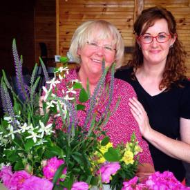 Andrea Gill and Kristen Kieffer, Alfred, NY summer 2016